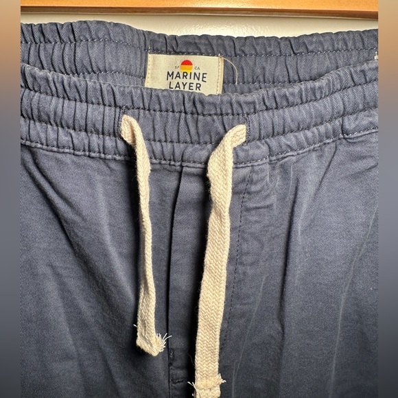 MARINE LAYER - Men’s Saturday Slim Straight Pants, Blue, XL - Picture 4 of 10